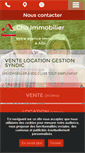 Mobile Screenshot of chaimmobilier-albi.fr