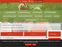 Tablet Screenshot of chaimmobilier-albi.fr